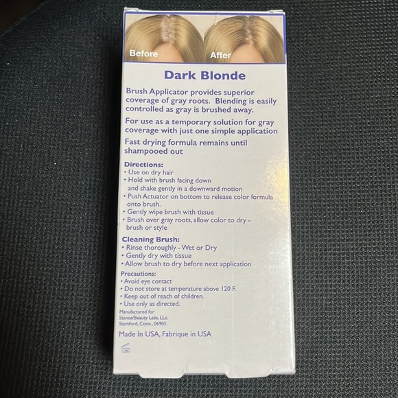 Salon on 5th Ave/NYC Brush On Root Concealer in Dark Blonde NIB - Picture 3 of 7